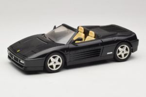 Ferrari 348 Spider Μαύρο Με Ασημί Τροχούς Mira 1:18 6918 Μέταλλο