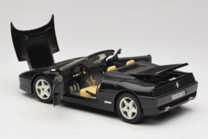 Ferrari 348 Spider Μαύρο Με Ασημί Τροχούς Mira 1:18 6918 Μέταλλο - εικόνα 5 από 8