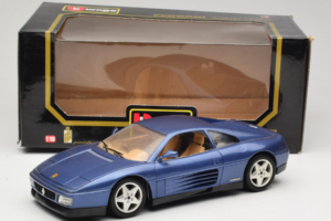 Ferrari 348tb Σκούρο Μπλε Μεταλλικό Bburago 1:18 3039-B1 Μέταλλο - εικόνα 8 από 8