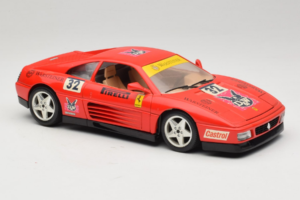 Ferrari 348 TB #32 Pirelli Κόκκινο 1989 Bburago 1:18 3039-P1 Μέταλλο - εικόνα 6 από 8