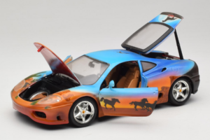 Ferrari 360 Modena Bracio Gotz Running Horses Livery Bburago 1:18 3358-B1 Μέταλλο - εικόνα 2 από 8