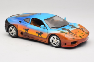 Ferrari 360 Modena Bracio Gotz Running Horses Livery Bburago 1:18 3358-B1 Μέταλλο - εικόνα 6 από 8