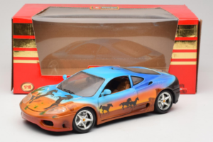 Ferrari 360 Modena Bracio Gotz Running Horses Livery Bburago 1:18 3358-B1 Μέταλλο - εικόνα 8 από 8
