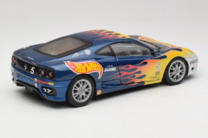 Ferrari 360 Modena Challenge #5 Hot Wheels Purple Fire Livery 1999 Bburago 1:18 29619 Μέταλλο - εικόνα 3 από 8