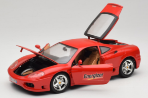 Ferrari 360 Modena Energizer Κόκκινο Bburago 1:18 3358-P3 Μέταλλο - εικόνα 2 από 8