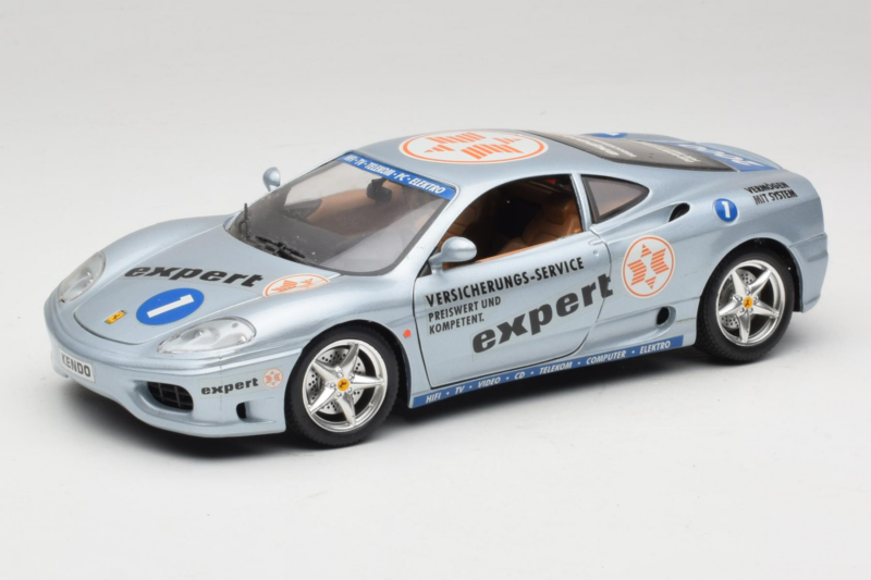 Ferrari 360 Modena Expert #1 Ασημί Bburago 1:18 3348-S1 Μέταλλο