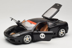 Ferrari 360 Modena #14 Μαύρο Περιορισμένη Έκδοση Bburago 1:18 3368-B1 Μέταλλο - εικόνα 2 από 8