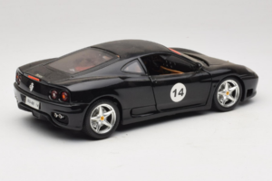 Ferrari 360 Modena #14 Μαύρο Περιορισμένη Έκδοση Bburago 1:18 3368-B1 Μέταλλο - εικόνα 3 από 8