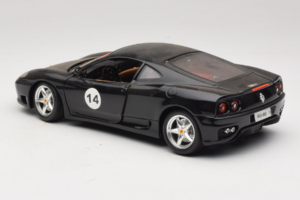 Ferrari 360 Modena #14 Μαύρο Περιορισμένη Έκδοση Bburago 1:18 3368-B1 Μέταλλο - εικόνα 7 από 8