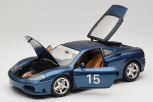 Ferrari 360 Modena #15 Περιορισμένη Έκδοση Μπλε Μεταλλικό Bburago 1:18 3358-F1 Μέταλλο - εικόνα 2 από 8