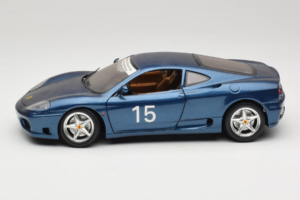 Ferrari 360 Modena #15 Περιορισμένη Έκδοση Μπλε Μεταλλικό Bburago 1:18 3358-F1 Μέταλλο - εικόνα 4 από 8