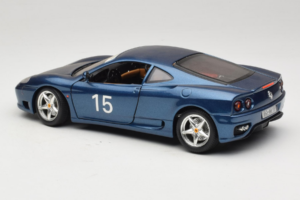 Ferrari 360 Modena #15 Περιορισμένη Έκδοση Μπλε Μεταλλικό Bburago 1:18 3358-F1 Μέταλλο - εικόνα 7 από 8