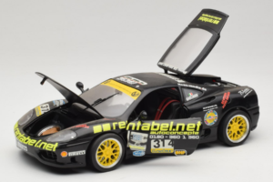 Ferrari 360 Modena Rentabel #314 Gagliardi Μαύρο Bburago 1:18 3378-B1 Μέταλλο - εικόνα 2 από 8