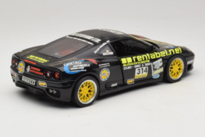 Ferrari 360 Modena Rentabel #314 Gagliardi Μαύρο Bburago 1:18 3378-B1 Μέταλλο - εικόνα 3 από 8