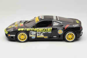 Ferrari 360 Modena Rentabel #314 Gagliardi Μαύρο Bburago 1:18 3378-B1 Μέταλλο - εικόνα 4 από 8