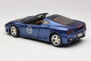 Ferrari 360 Modena Targa Περιορισμένη Έκδοση 333 τεμ Μωβ Μεταλλικό Bburago 1:18 3348-F1 Μέταλλο - εικόνα 7 από 8