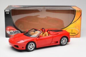 Ferrari 360 Spider Κόκκινο Hot Wheels 1:18 57310 Μέταλλο - εικόνα 8 από 8