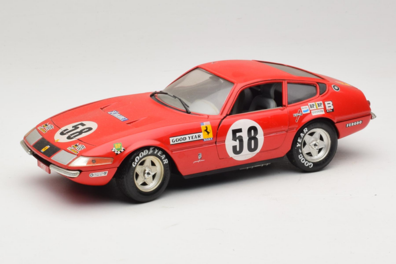Ferrari 365 GTB/4 Daytona Berlinetta #58 Κόκκινο Techno Giodi 1:18 40011 Μέταλλο