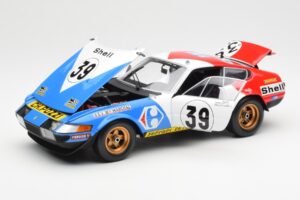 Ferrari 365 GTB/4 #39 J-C. Andruet / Lena 24 Hours of Le Mans 1972 Kyosho 1:18 08164E Μέταλλο - εικόνα 2 από 8