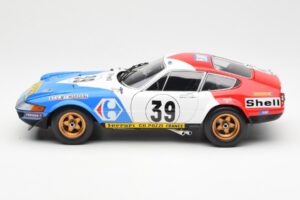 Ferrari 365 GTB/4 #39 J-C. Andruet / Lena 24 Hours of Le Mans 1972 Kyosho 1:18 08164E Μέταλλο - εικόνα 4 από 8