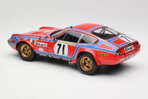 Ferrari 365 GTB4 Competizione #71 24 Hours of Le Mans 1974 Kyosho 1:18 08164A Μέταλλο - εικόνα 7 από 8