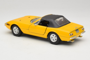 Ferrari 365 GTS Κίτρινο Με Μαύρη Οροφή Solido 1:18 8018 Μέταλλο - εικόνα 7 από 8