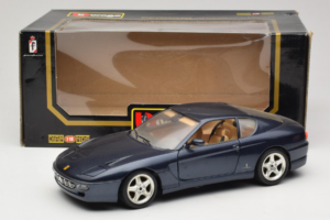 Ferrari 456 GT Μπλε Bburago 1:18 3036-B1 Μέταλλο - εικόνα 8 από 8