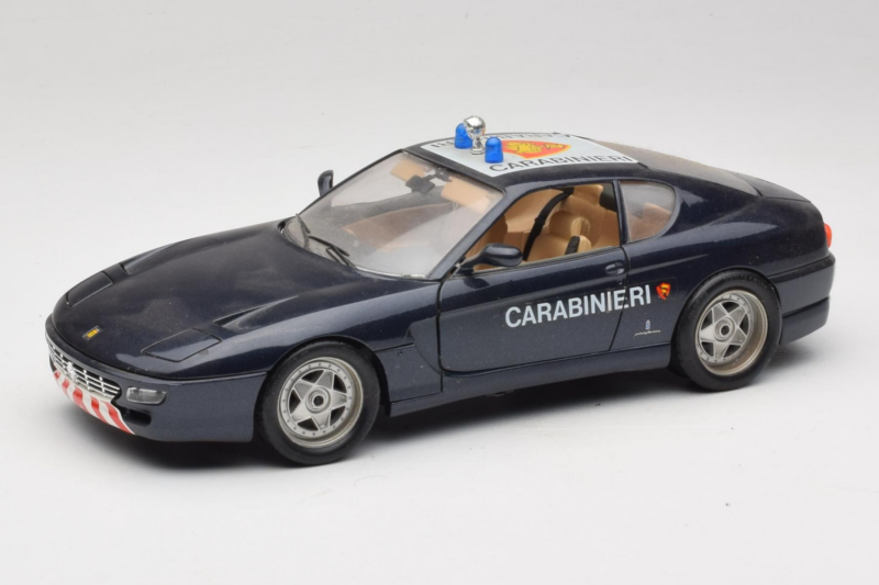 Ferrari 456 GT Carabinieri Μαύρο Bburago 1:18 3036-B3 Μέταλλο