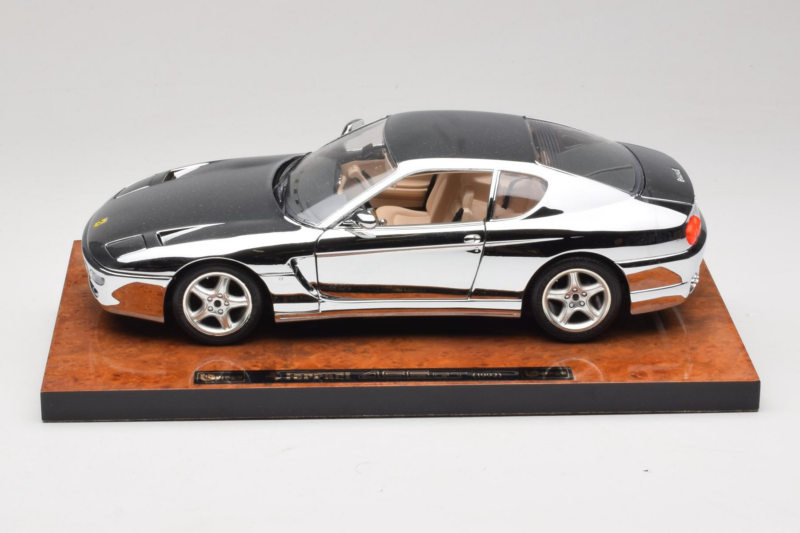Ferrari 456 GT Chrome Silver Bburago 1:18 3746-R1 Μέταλλο