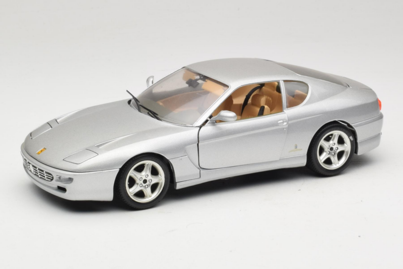 Ferrari 456 GT Ασημί Bburago 1:18 3336-S1 Μέταλλο