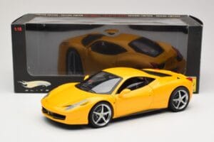 Ferrari 458 Italia Κίτρινο Hot Wheels 1:18 P9894 Μέταλλο - εικόνα 8 από 8