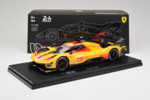 Ferrari 499P Hypercar AF Corse #83 R. Kubica / Y. Ye / R. Shwartzman 24 Hours of Le Mans 2024 Bburago 1:18 18-16313-83-VET Μέ - εικόνα 9 από 9