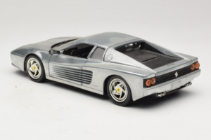 Ferrari 512M Chrome Silver Hot Wheels 1:18 25739 Μέταλλο - εικόνα 7 από 8