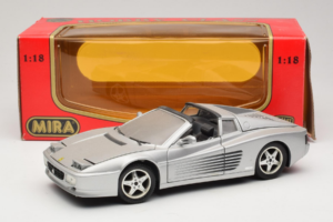 Ferrari 512TR Targa Ασημί Mira 1:18 6175 Μέταλλο - εικόνα 8 από 8