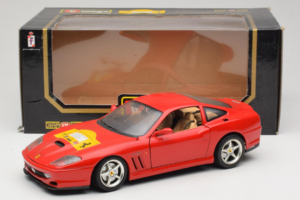 Ferrari 550 Maranello 22 Jahre Ferrari Model Club Κόκκινο Bburago 1:18 3064-P2 Μέταλλο - εικόνα 8 από 8