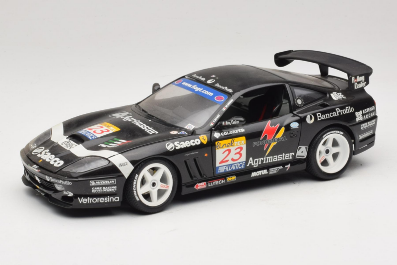 Ferrari 550 Maranello #23 Agrimaster Μαύρο Bburago 1:18 3344-B2 Μέταλλο
