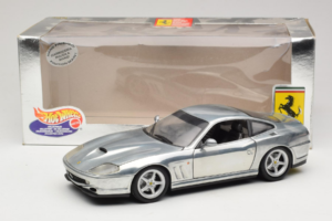 Ferrari 550 Maranello Chrome Silver Hot Wheels 1:18 25740 Μέταλλο - εικόνα 8 από 8