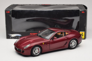 Ferrari 599 GTB Fiorano Σκούρο Κόκκινο Hot Wheels 1:18 M1200 Μέταλλο - εικόνα 8 από 8