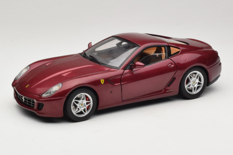 Ferrari 599 GTB Fiorano Σκούρο Κόκκινο Hot Wheels 1:18 M1200 Μέταλλο