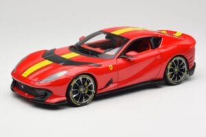Ferrari 812 Competizione Rosso Corsa Με Κίτρινες Ρίγες Bburago 1:18 18-16915 Μέταλλο