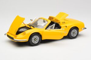 Ferrari Dino 246 GTS Κίτρινο Hot Wheels 1:18 23920 Μέταλλο - εικόνα 2 από 8