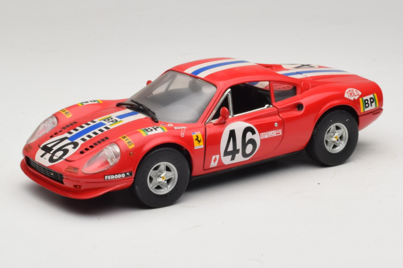 Ferrari Dino 246 GT #46 Κόκκινο Anson 1:18 3580-P1 Μέταλλο