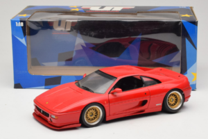 Ferrari F355 Berlinetta Κόκκινο Με Custom Χρυσές Ζάντες UT Models 1:18 180074020-P5 Μέταλλο - εικόνα 8 από 8
