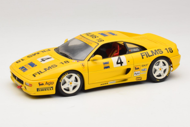 Ferrari F355 Coupe Films 18 #4 Reoloffs / Ansembourg Κίτρινο UT Models 1:18 180074021-Y1 Μέταλλο