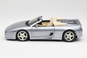 Ferrari F355 Spider Ασημί Hot Wheels 1:18 23907-M1 Μέταλλο - εικόνα 4 από 8
