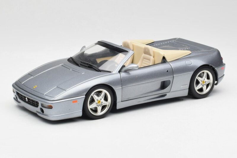 Ferrari F355 Spider Ασημί Hot Wheels 1:18 23907-M1 Μέταλλο