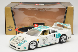 Ferrari F40 4444 Tage Garanta #4 Λευκό Bburago 1:18 3332-W5 Μέταλλο - εικόνα 8 από 8
