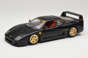 Ferrari F40 Μαύρο με Χρυσές Ζάντες Bburago 1:18 3032-B2 Μέταλλο