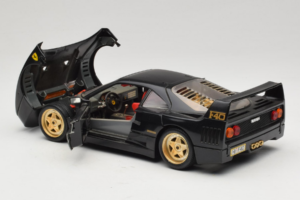 Ferrari F40 Μαύρο με Χρυσές Ζάντες Bburago 1:18 3032-B2 Μέταλλο - εικόνα 5 από 8