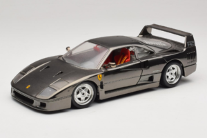 Ferrari F40 Chrome Black Bburago 1:18 3401-B1 Μέταλλο